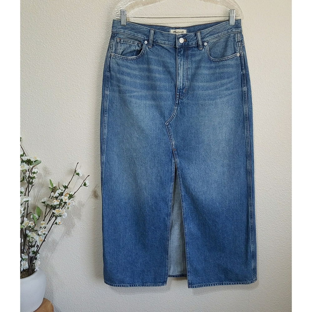 Madewell Denim Maxi Skirt